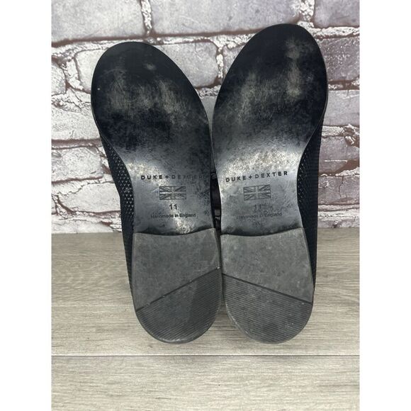 Duke + Dexter Suede Loafers Handmade in England Slip On Shoes Men Sz 11M US/44EU main image 5